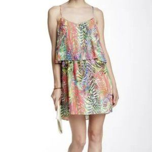 NWT Parker Multi-Color Palmetto Pleated Dress S